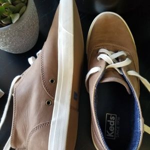Keds brown leather chukka sneakers 8.5